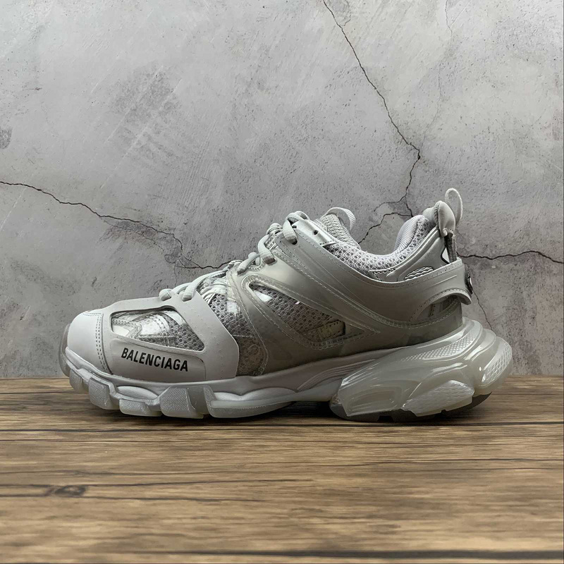 BALENCIAGA TRACK 【750】[BA﹡LEN﹡CIAGA TRACK 2.0 SNEAKER LIGHT GREY∕LIGHT GREY∕SILVER]-[WOMAN︰35-