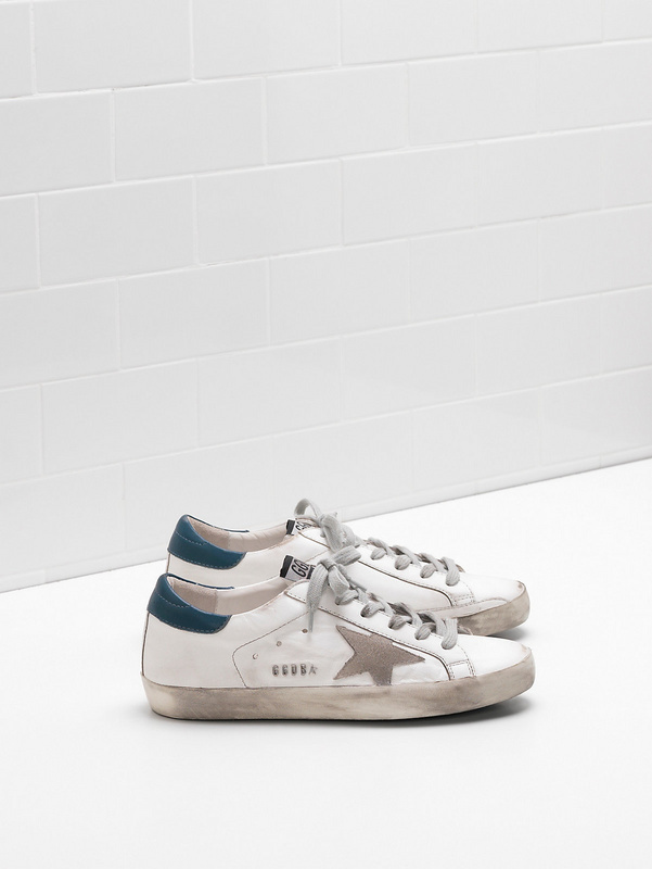 golden goose SUPERSTAR Sneakers G31WS590.C71 Upper In Calf Leather Suede Star Heel Tab In Lam