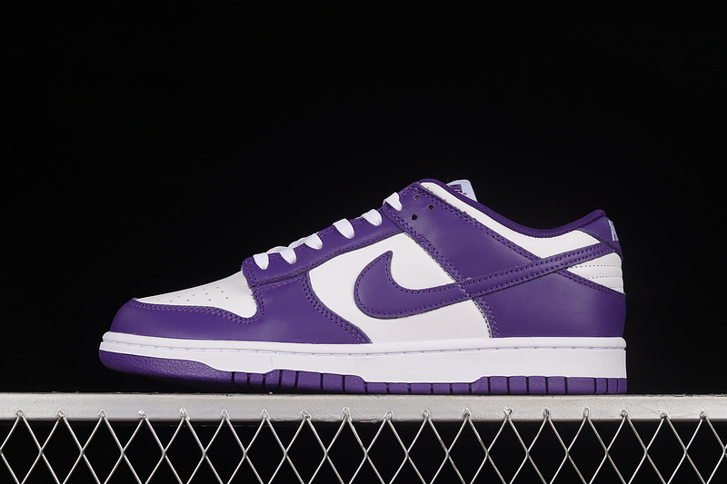 dunk 330 DD1391 104 DUNK LOW CHAMPIONSHIP PURPLE WHITE COURT PURPLE WOMAN 36 39 MAN 40 47.5 D