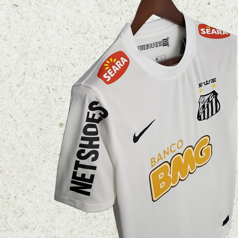 Retro 2011 2012 Santos home soccer jerseys Camiseta de fútbol Footbayupoo camisas de time