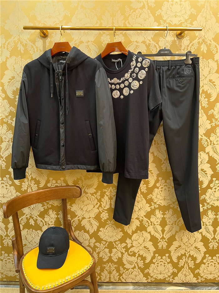 Dolce & Gabbana Clothes D﹡lce & Gabbana Real Leather Jacket DC58