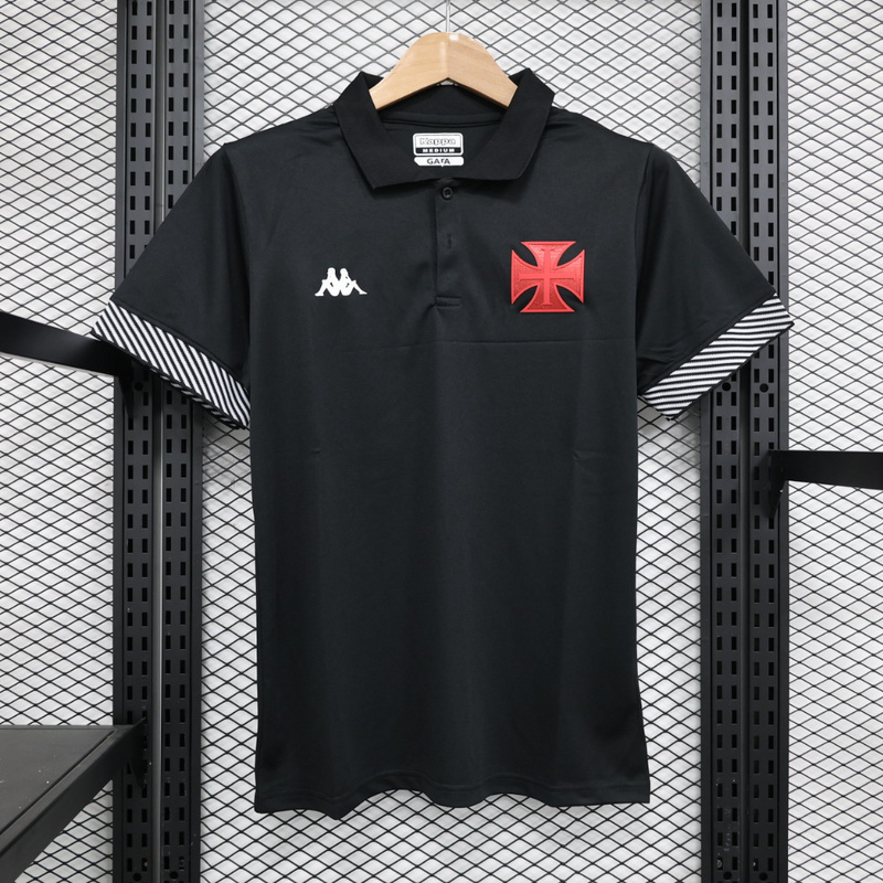 232 Da Gamma Polo Black Soccer Jersey FOOTBALL T-SHIRT MAILLOT De Foyupoo camisas de time