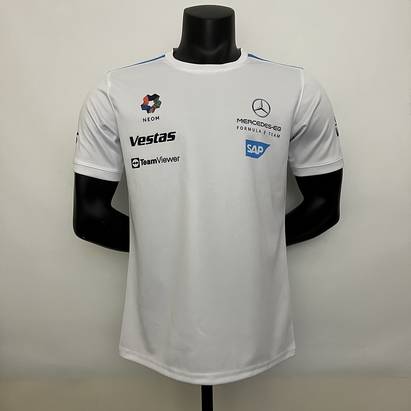 mercedes Mercedes Benz 2023 F1 white T shirtFDEF