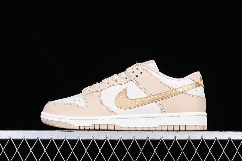 dunk 300 DX5930 001 DUNK LOW GOLD SWOOSH PHANTOM METALLIC GOLD SANDDRIFT SAIL UNSIZE 36 46 9E