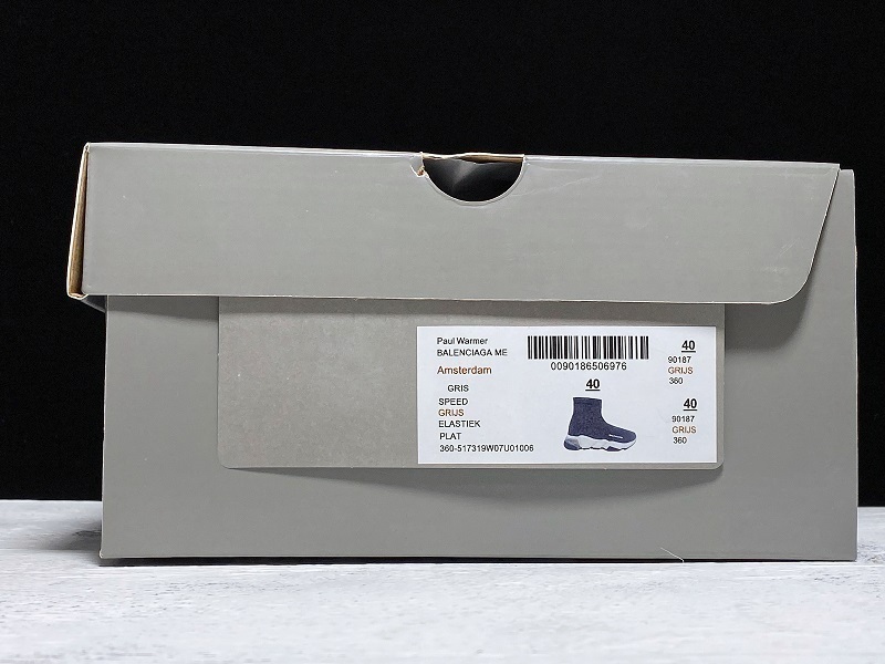 BAL-ENCIA-GA SPEED 【340】[OK SPEED SHOES GREY∕WHITE-GREY]-[WOMAN︰35-39]-[MAN︰40-46](61AB)