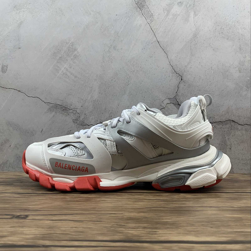 BALENCIAGA TRACK 【580】[BA﹡LEN﹡CIAGA TRACK 2.0 SNEAKER WHITE∕GREY∕RED]-[WOMAN︰35-39]-[MAN︰40-46