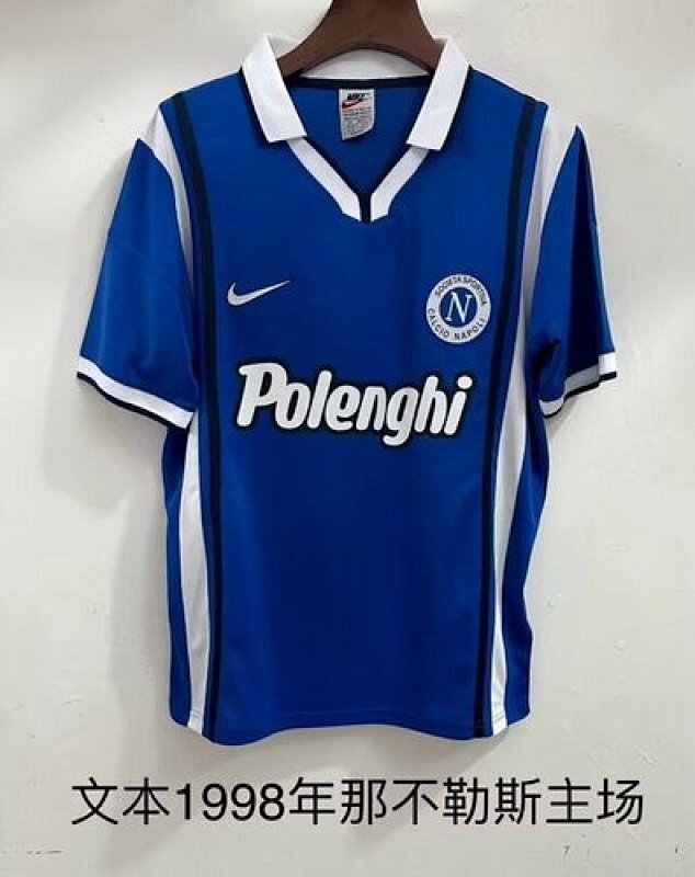 retro jersey Napoli retro soccer jersey 1998 maglia calcio maillot football camisetas f