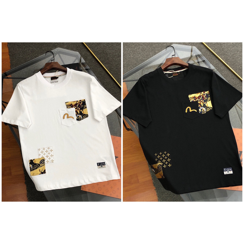 EVISU 1680）EVISU 福神 24新款 多口袋 刺繡 花卉 短袖 短T 潮流 時尚 彬