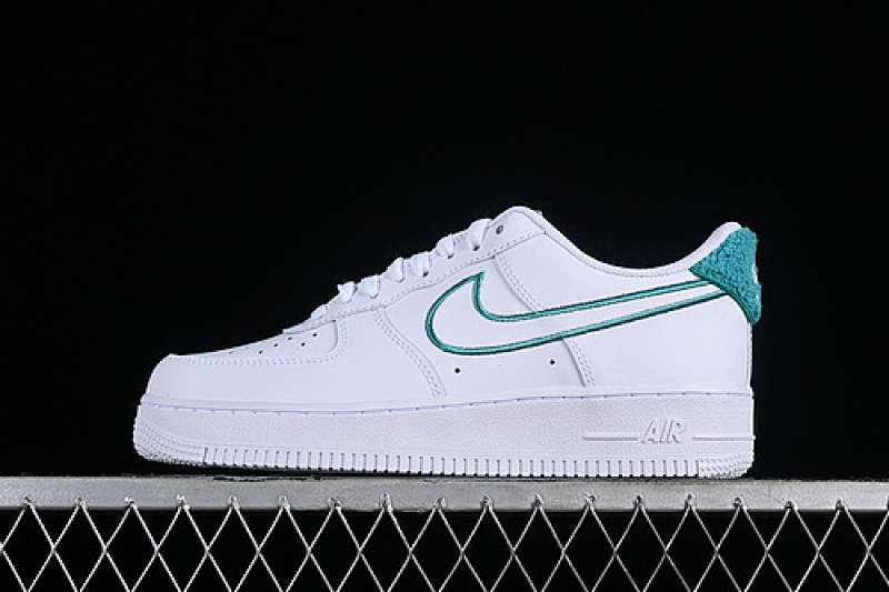 air force 1 280 FZ2008 100 AIR FORCE 1 07 LOW WHITE GREEN WOMAN 35.5 39 MAN 40 45 82A7