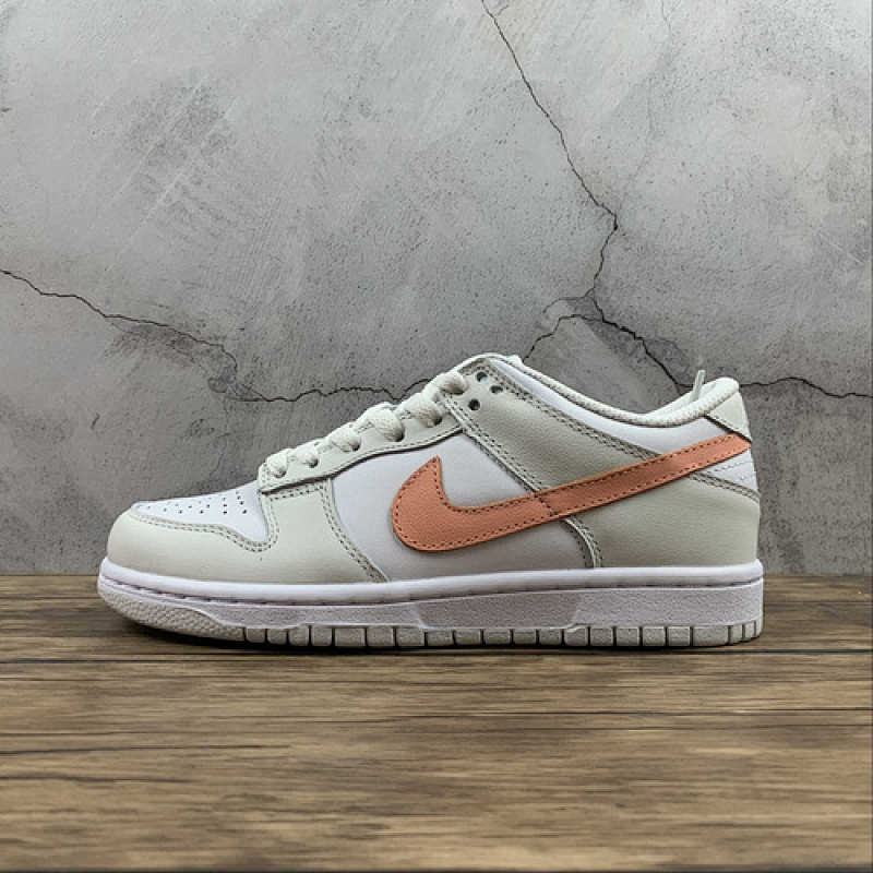 dunk 370 CW1590 101 SB DUNK LOW GS MISMATCH SWOOSH TROPICAL WHITE BONE PEACH AQUA WOMAN 36 39
