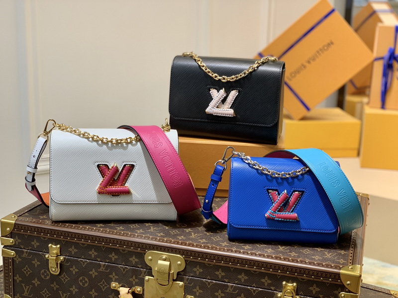 shoulder bag Louis Vuitton twist epi leather shoulder bag for women 2021 ss39E5