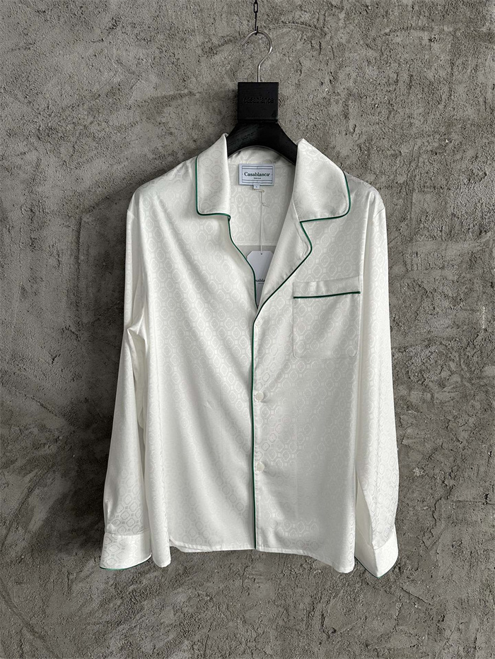 CASABLANCA Clothes CASABLANCA Silk Shirt Top Version(71AE)