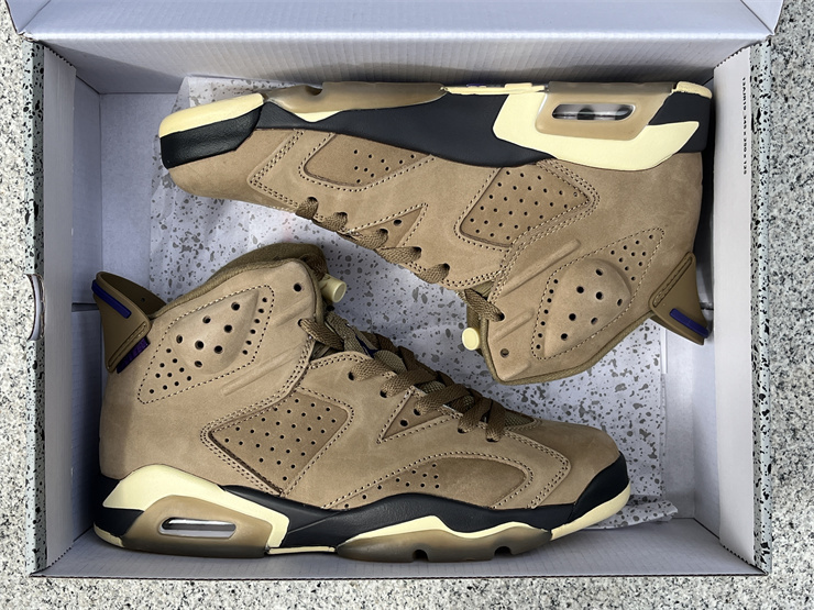 jordan 6 Air Jordan 6 Gore Tex Brown Kelp FD1643 300 40 47.50E62