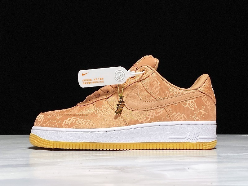 h12 【550】[CJ5290-600]-[H12 AIR FORCE 1 LOW CLOT ROSE GOLD∕WHITE-GUM MEDIUM BROWN] B38A