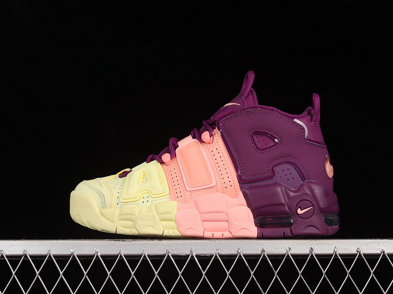 uptempo 360 AV8237 800 AIR MORE UPTEMPO GS LUCKY CHARMS CITRON PINK BRIGHT PURPLE NIGHT GRAPE