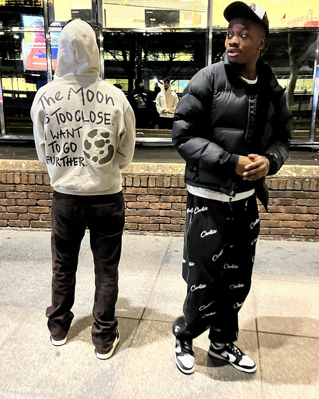 corteiz corteiz grey joggers 810F