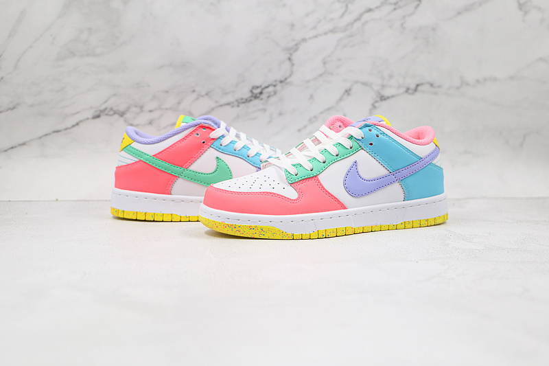 dunk 380 DD1872 100 SB DUNK LOW SE EASTER WHITE GREEN GLOW SUNSET PULSE WOMAN 36 40 258F