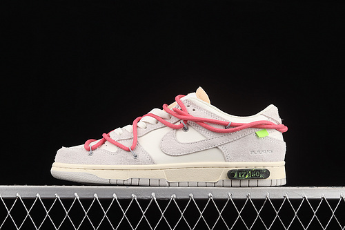 dunk 430 DJ0950 117 OW X SB DUNK LOW LOT 17 OF 50 SAIL NEUTRAL GREY HYPER PINK UNISEX 36 45 D