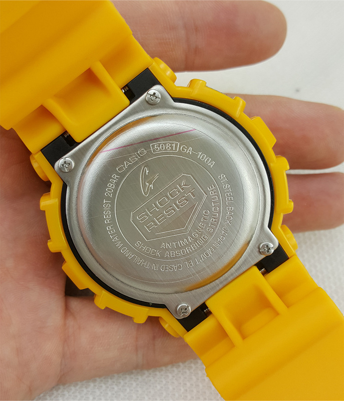 g shock original Shock.GA100A yellow1643