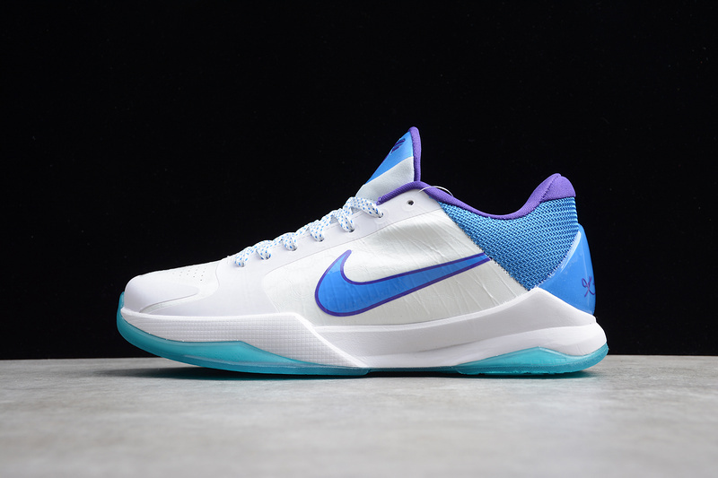 kobe 340 CD4491 110 KOBE 5 V PROTRO HORNETS WHITE CONCORD BLUE LAGOON MAN 40 46 6206