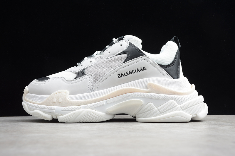 BALENCIAGA TRIPLE S 【470】[ECBA700336A]-[GZ TESS.S.GOMMA SNEAKER WHITE∕WHITE∕BLACK]-[WOMAN︰35-3