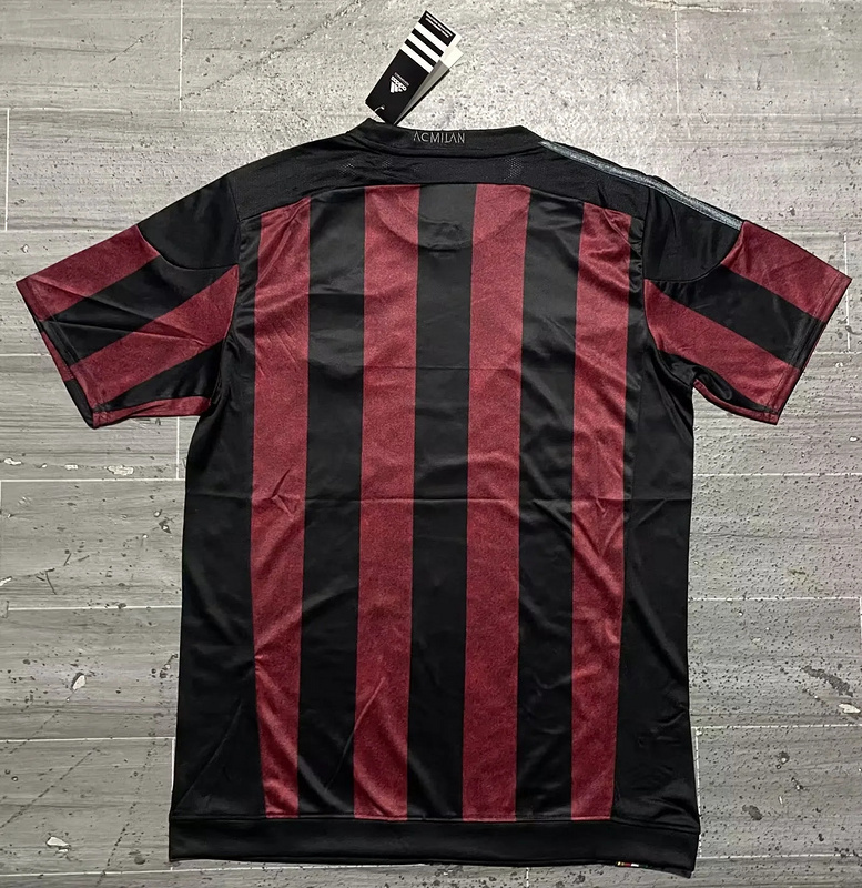 retro jersey AC Milan retro soccer jerseys 2015 16 maglia calcio maillot football camis