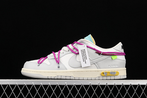 dunk 330 DM1602 100 OW X SB DUNK LOW LOT 21 OF 50 SAIL NEUTRAL GREY HYPER VIOLET UNISEX 36 45