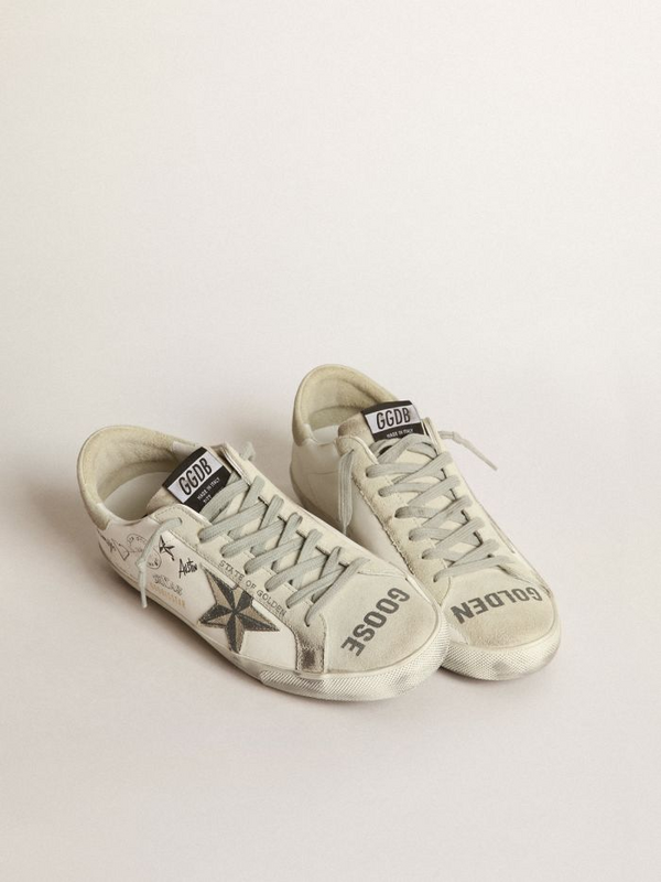 golden goose Super-Star sneakers with Texas graffiti(3DA1)