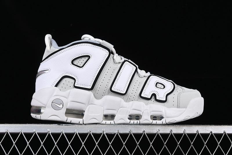 uptempo 350 FB3021 001 AIR MORE UPTEMPO 96 QS WHITE BLACK GREY WOMAN 36 39 MAN 40 46 F0A0