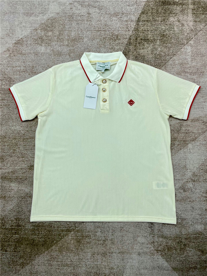 CASABLANCA Clothes CASABLANCA Polo Shirt Top Version(0880)