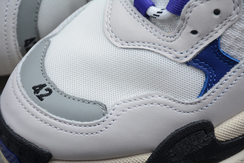 BALENCIAGA TRIPLE S [ECBA7006B]-[TRIPLE S SNEAKER DADSHOE BLANC∕BLUE]-[WOMAN︰35-39]-[MAN︰40-45