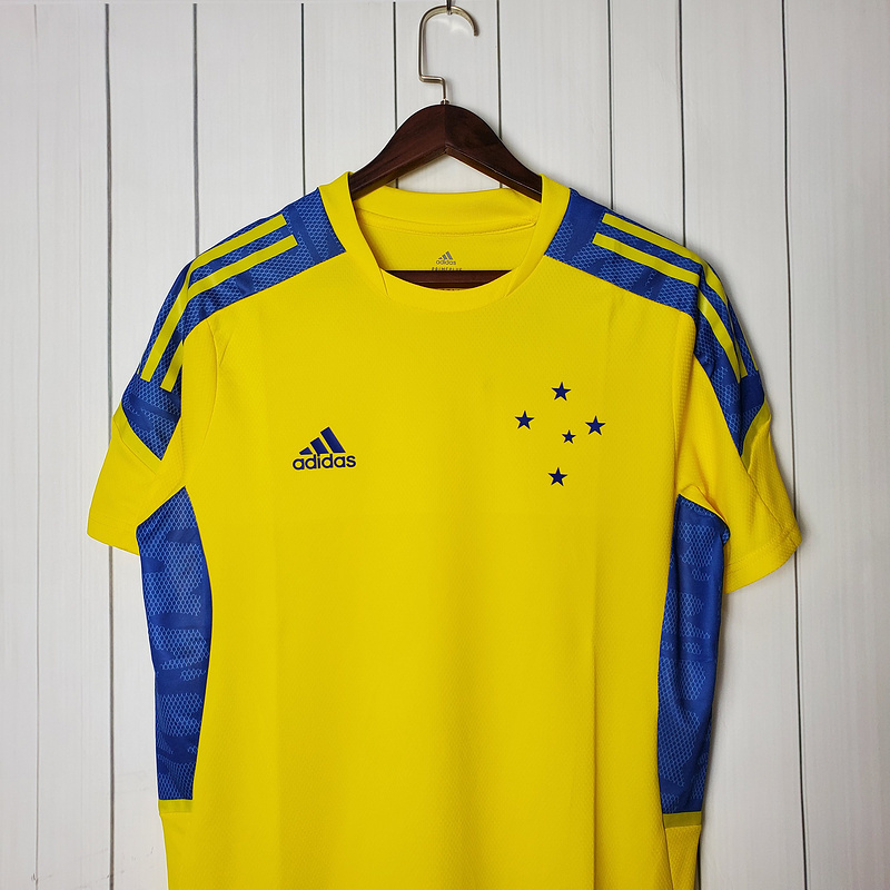2021∕22 Cruzeiro Yellow Training suit(A032) camisas de time