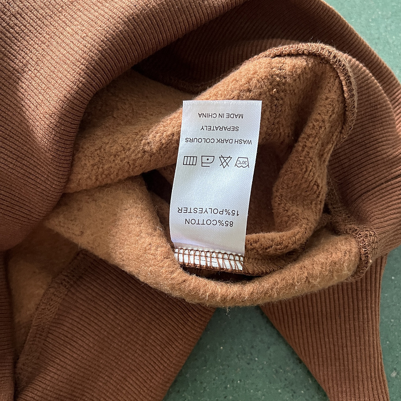 corteiz 360 Brown sweatshirt shorts 4E3E