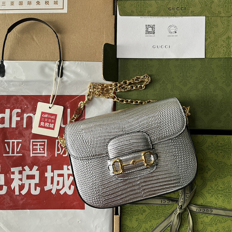 Gucci bags GG Horsebit shoulder bag(3B84)