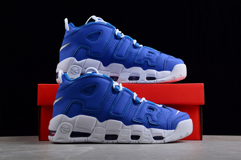 uptempo 360 DM1023 400 AIR MORE UPTEMPO GS MEDIUM BLUE BATTLE BLUE WHITE WOMAN 36 39 MAN 40 4