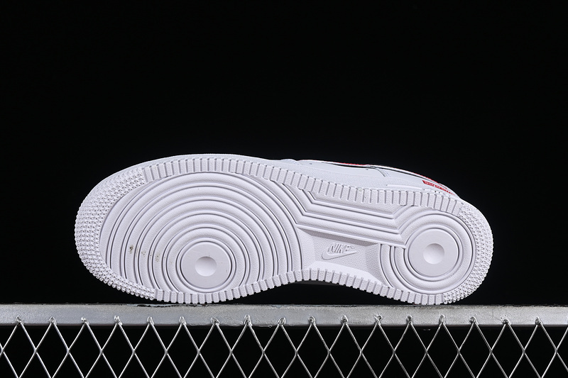 air force 1 320 CU9225 100 SUPREME AIR FORCE 1 07 LOW WHITE BLACK RED WOMAN 36 39 MAN 40 45 E