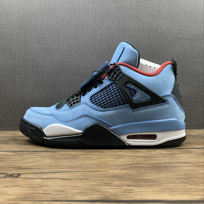 jordan 6 550 308497 406 AIR JORDAN 4 RETRO X TRAVIS SCOTT CACTUS JACK UNIVERSITY BLUE BLACK V