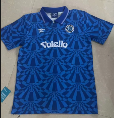 retro jersey Napoli retro Home soccer jersey 1991 maglia calcio maillot football camise