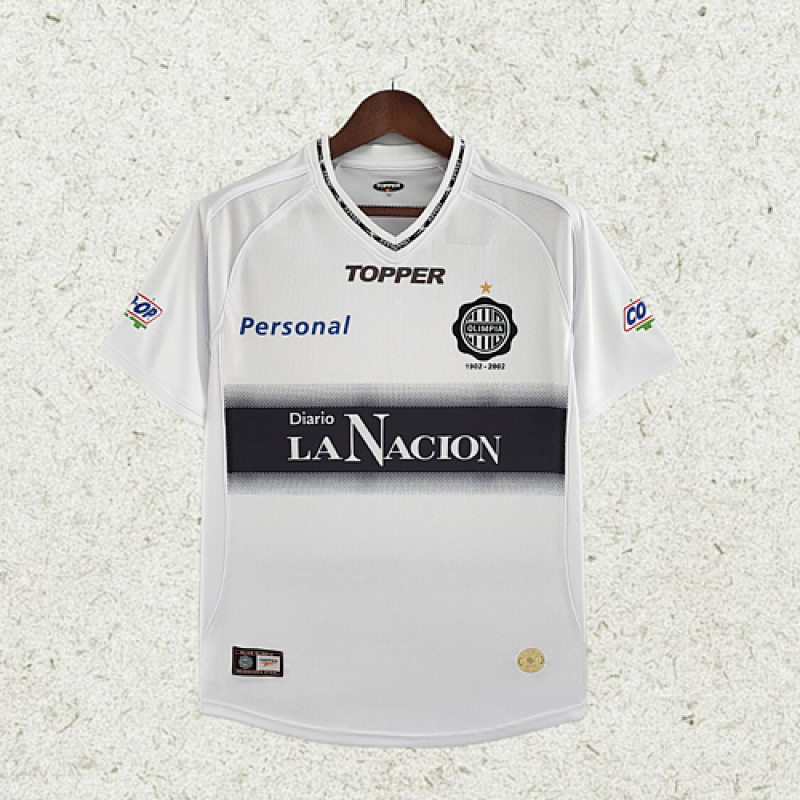Retro 2002 Olympia home soccer jersey Camiseta de futebol maillot deyupoo camisas de time