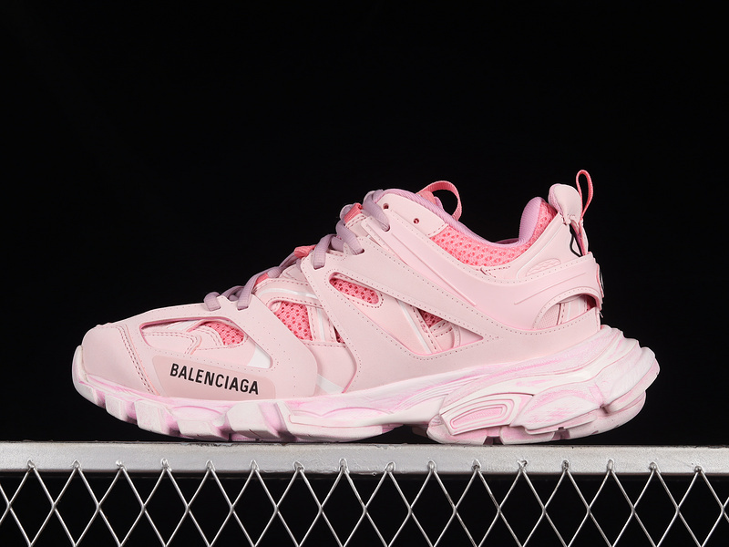 BALENCIAGA TRACK 【550】[W3CN25000]-[BA﹡LEN﹡CIAGA TRACK TESS S.GOMMA SNEAKER LIGHT PINK∕PINK∕BLA