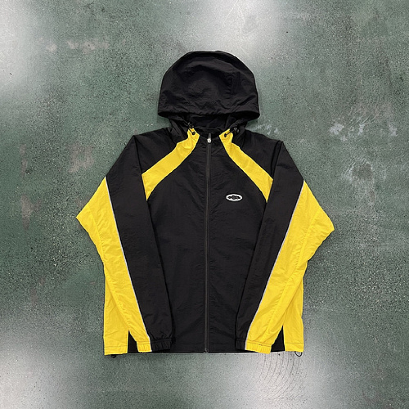 corteiz 280 Yellow and black jacket E0F6