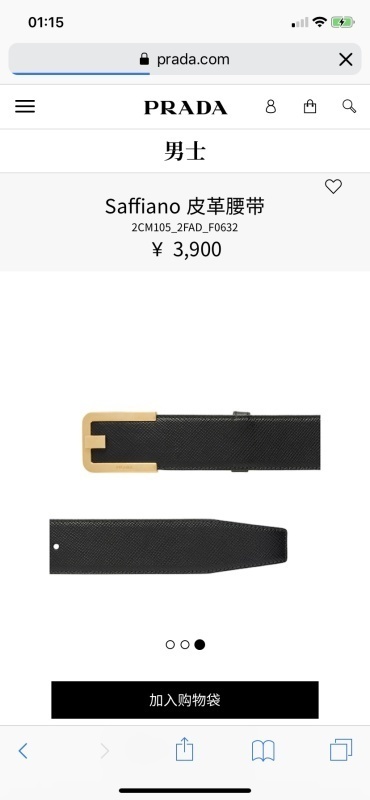 PRADA The belt -Prada 00260983