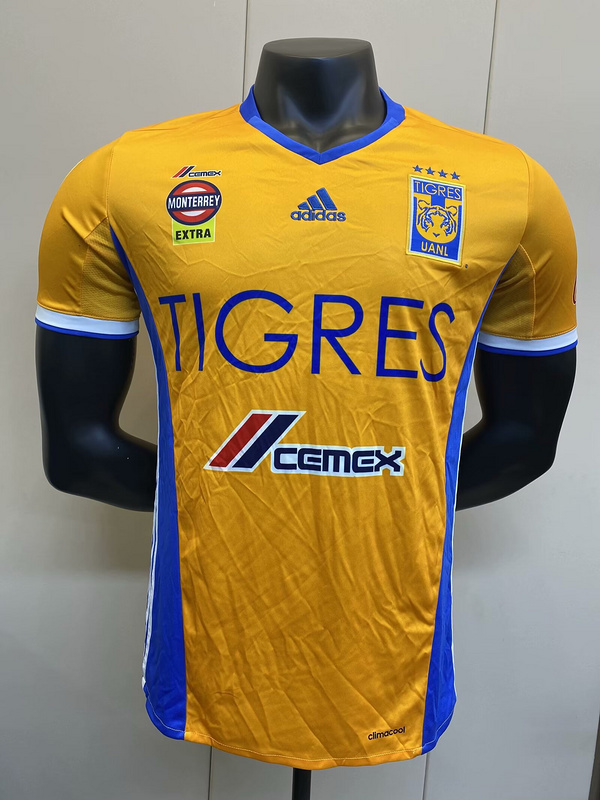 vintage Tigres retro jerseys 2016 maglia calcio maillot football camisetas futbol6AED