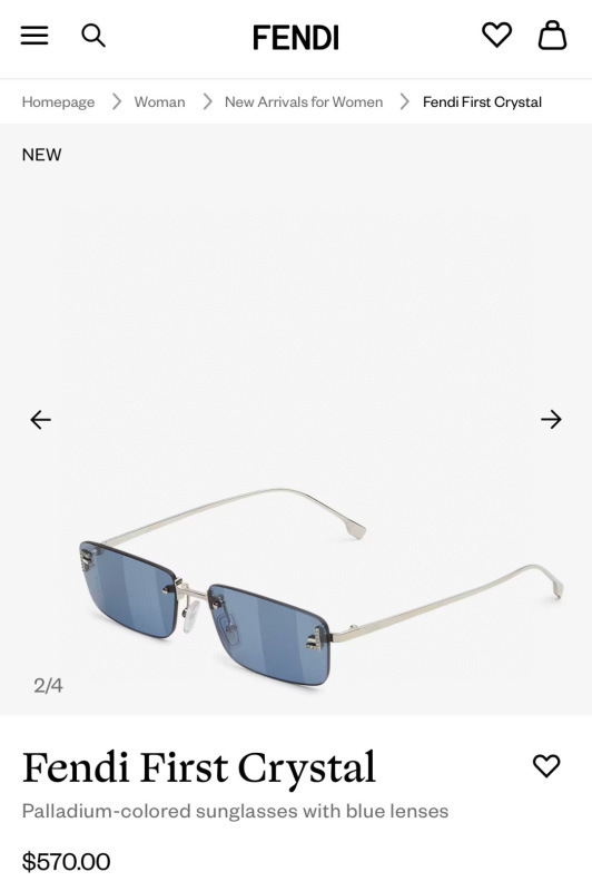 Fendi glasses -FENDI 0225A5EA