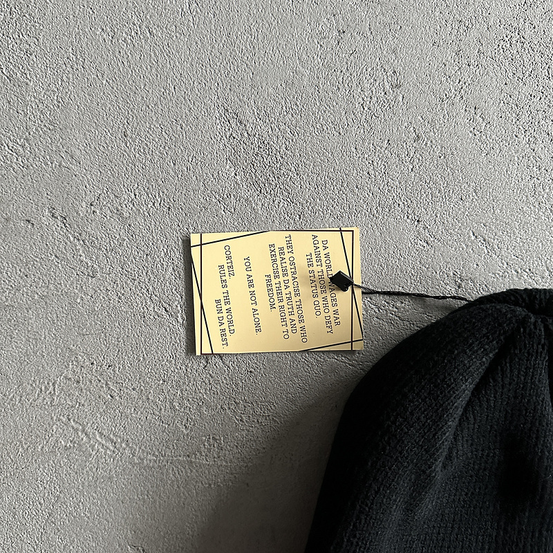 goat 55 knit stripe beanie black red buleBCCC