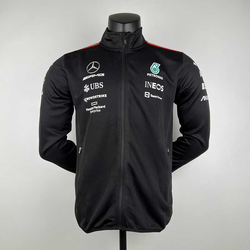 mercedes Mercedes Benz 23 black F1 jacket284B