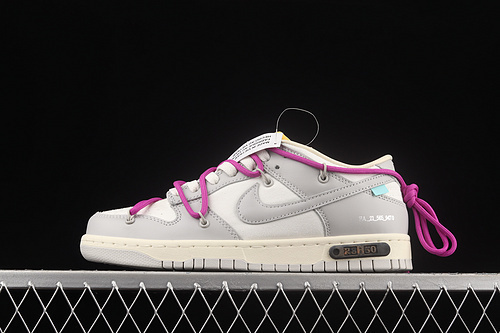 dunk 430 DM1602 111 OW X SB DUNK LOW LOT 28 OF 50 SAIL NEUTRAL GREY HYPER VIOLET UNISEX 36 47