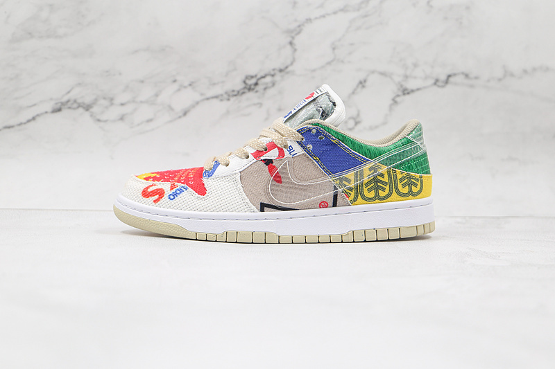 dunk 420 DA6125 900 SB DUNK LOW CITY MARKET MULTI COLOR MULTI COLOR WOMAN 36 39 MAN 40 45 E12
