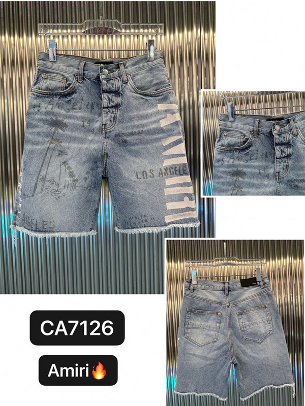 A﹡iri Short Jeans Top Version(DDF2) 2024ss amiri jeans top version