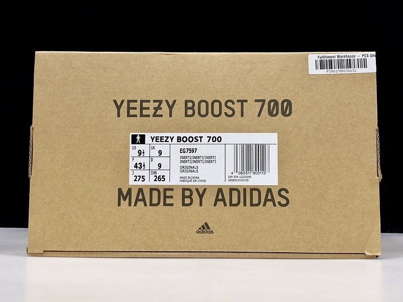 yeezy 700 550 EG7597 G5 YEEZY BOOST 700 INERTIA GREY GREY INERTIA WOMAN 36 39 MAN 40 48 4351